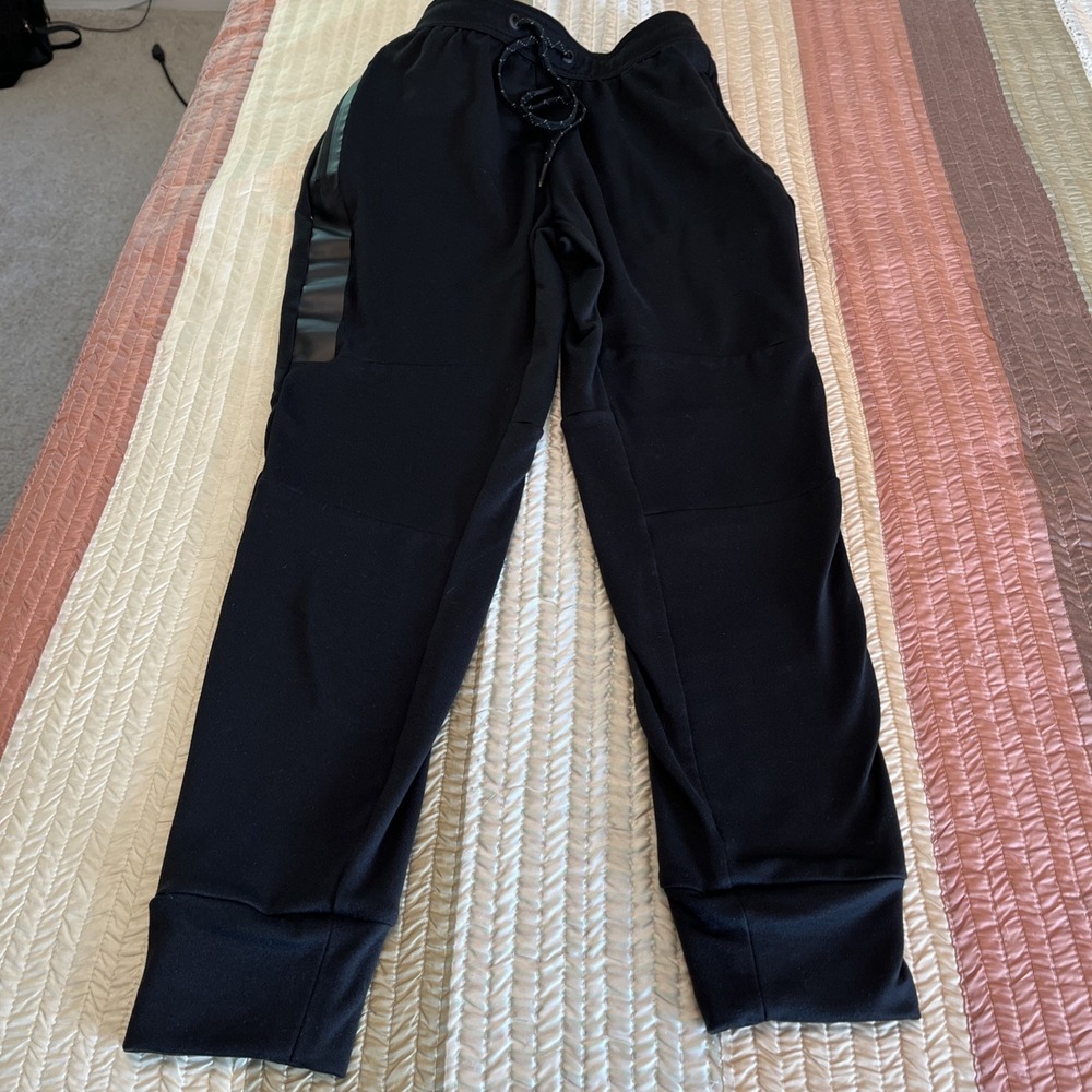 AE American Eagle Flex Athletic Pants Black XS Joggers Tapered Trousers